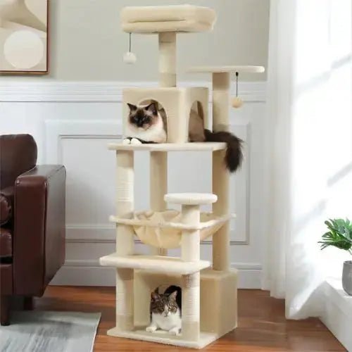 ARBRE A CHAT BEIGE Palais Félin™ - Chatelier Paris