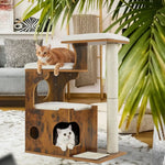 ARBRE À CHAT DESIGN en bois Refuge de Minou™ - Chatelier Paris
