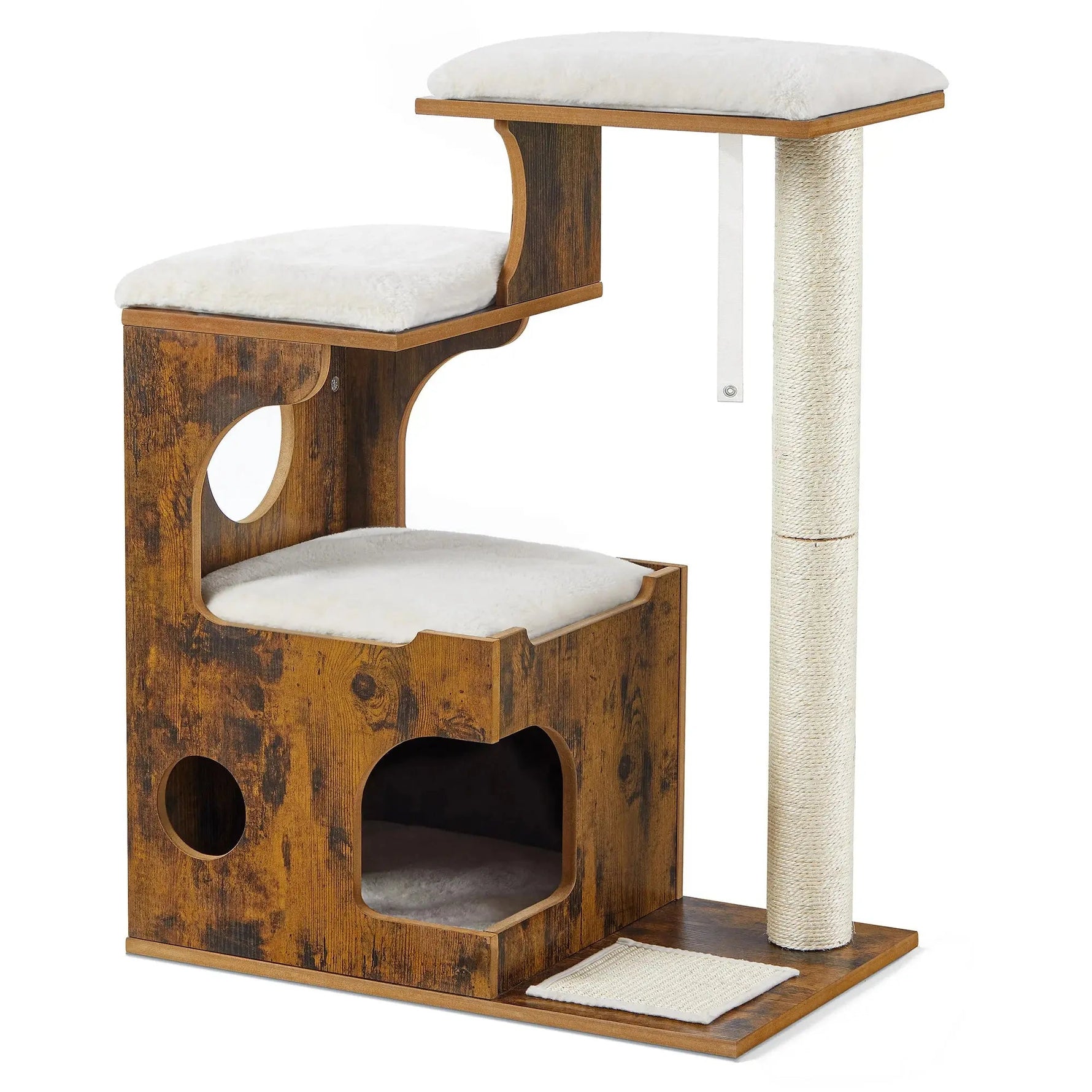 ARBRE À CHAT DESIGN en bois Refuge de Minou™ - Chatelier Paris
