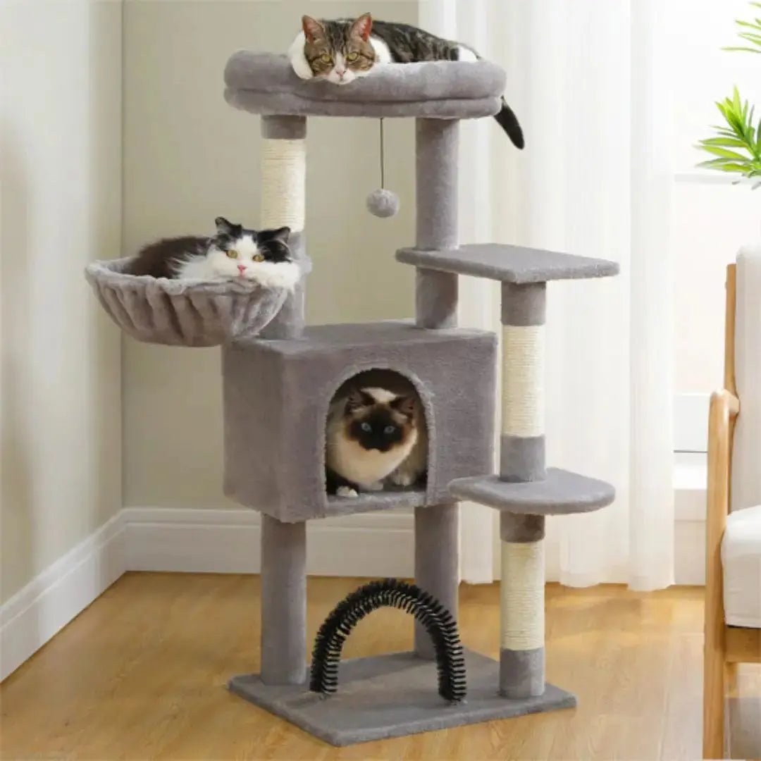 ARBRE A CHAT DESIGN GRIS Havre de Paix Félin™ - Chatelier Paris