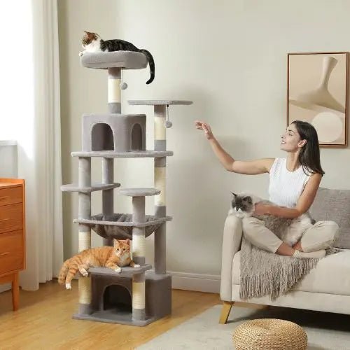 ARBRE A CHAT GRIS Palais Félin™ - Chatelier Paris