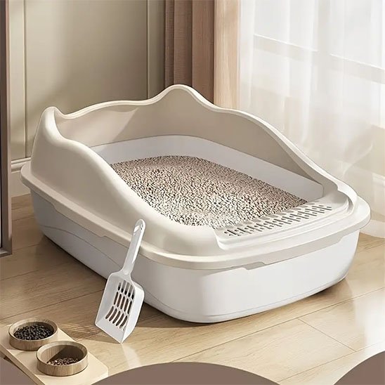 Bac à litière chat