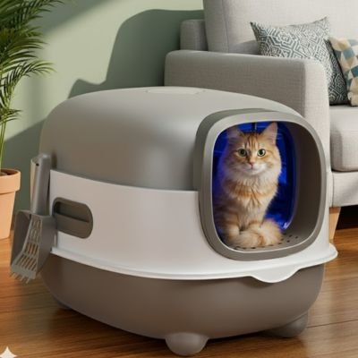 Bac à litière chat