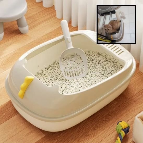 Bac à litière chat