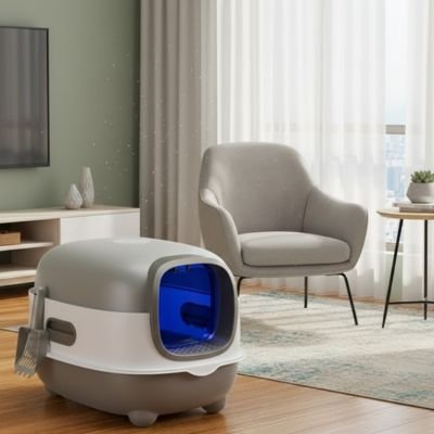 Bac à litière chat