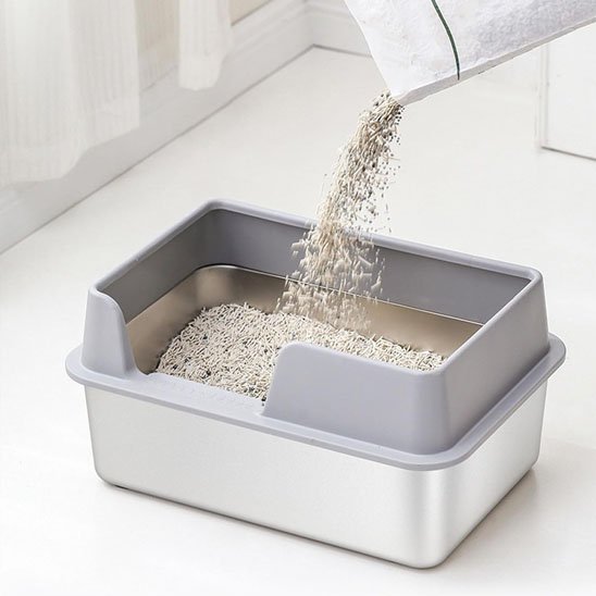 Bac à litière pour chat