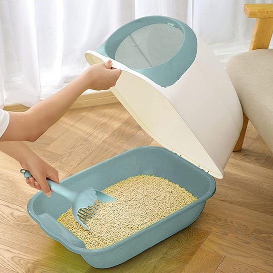 bac à litière pour chat
