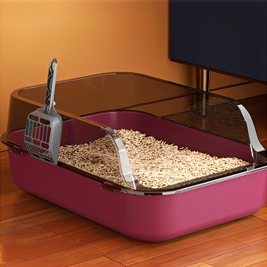 Bac à litière pour chat