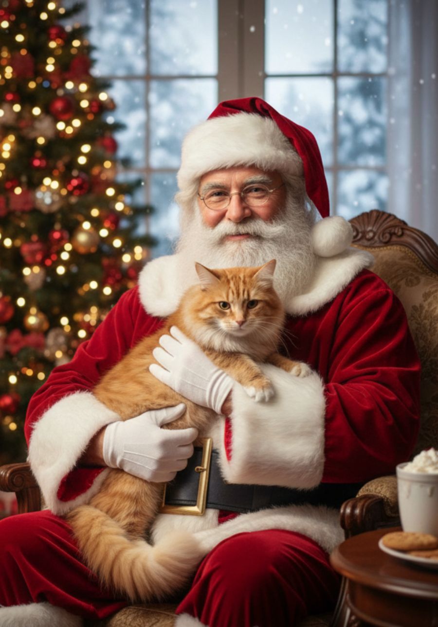 Chatelier Paris Pere Noel Chat
