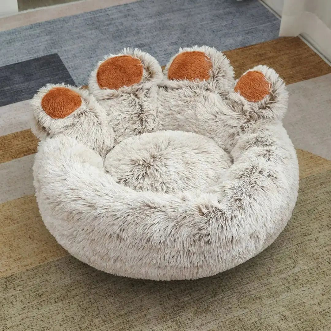 Coussin Chat Brun Café Câlin d'ours™ brun café - Chatelier Paris