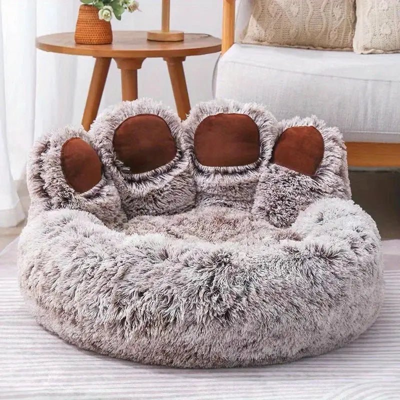 Coussin Chat Brun Café Câlin d'ours™ brun café - Chatelier Paris