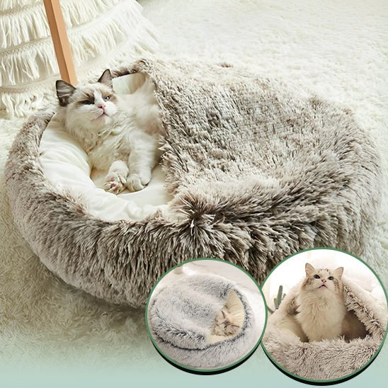 Coussin Chat Peluche Nid - Douillet™ - Chatelier Paris