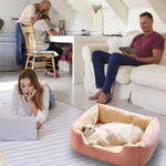 Coussin Chat Rose Doux - Refuge™ Rose - Chatelier Paris