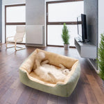 Coussin pour Chat Doux Vert Doux - Refuge™ Doux Vert - Chatelier Paris