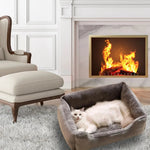 Coussin pour Chat Gris Doux - Refuge™ Gris - Chatelier Paris