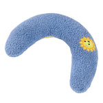 coussin chat bleu demi lune