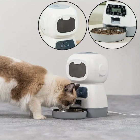 Distributeur croquette chat automatique