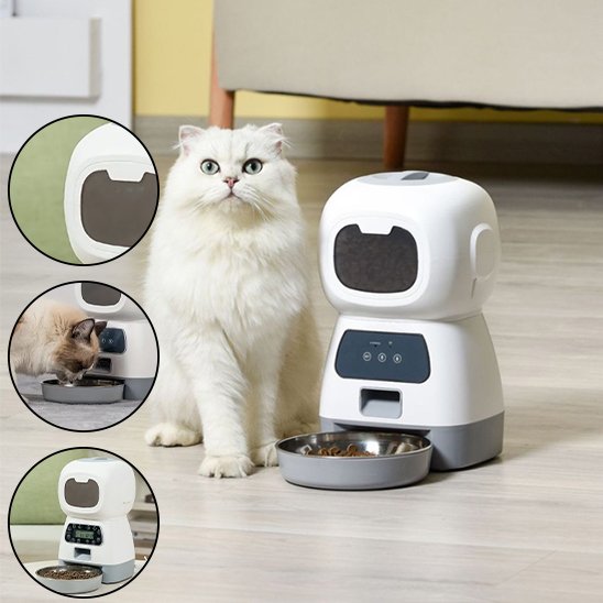 Distributeur croquette chat automatique
