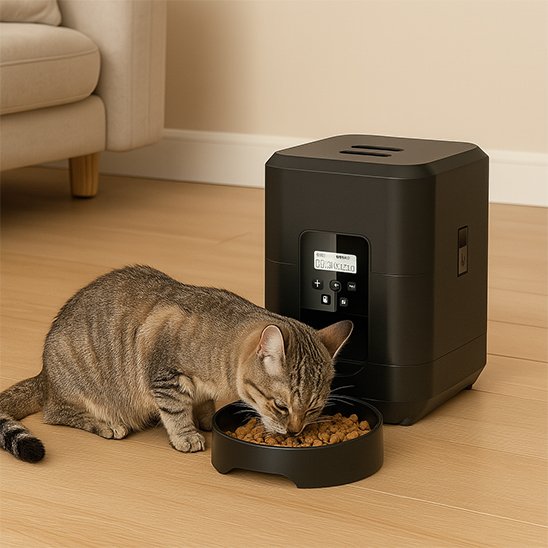 Distributeur de croquettes pour chat​