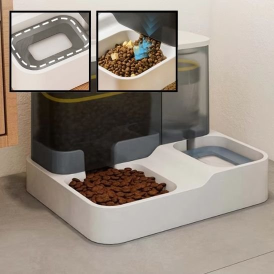 distributeur de croquettes pour chat