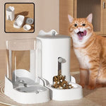 distributeur de croquettes pour chat