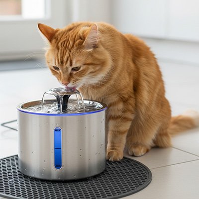 Fontaine a eau Chat