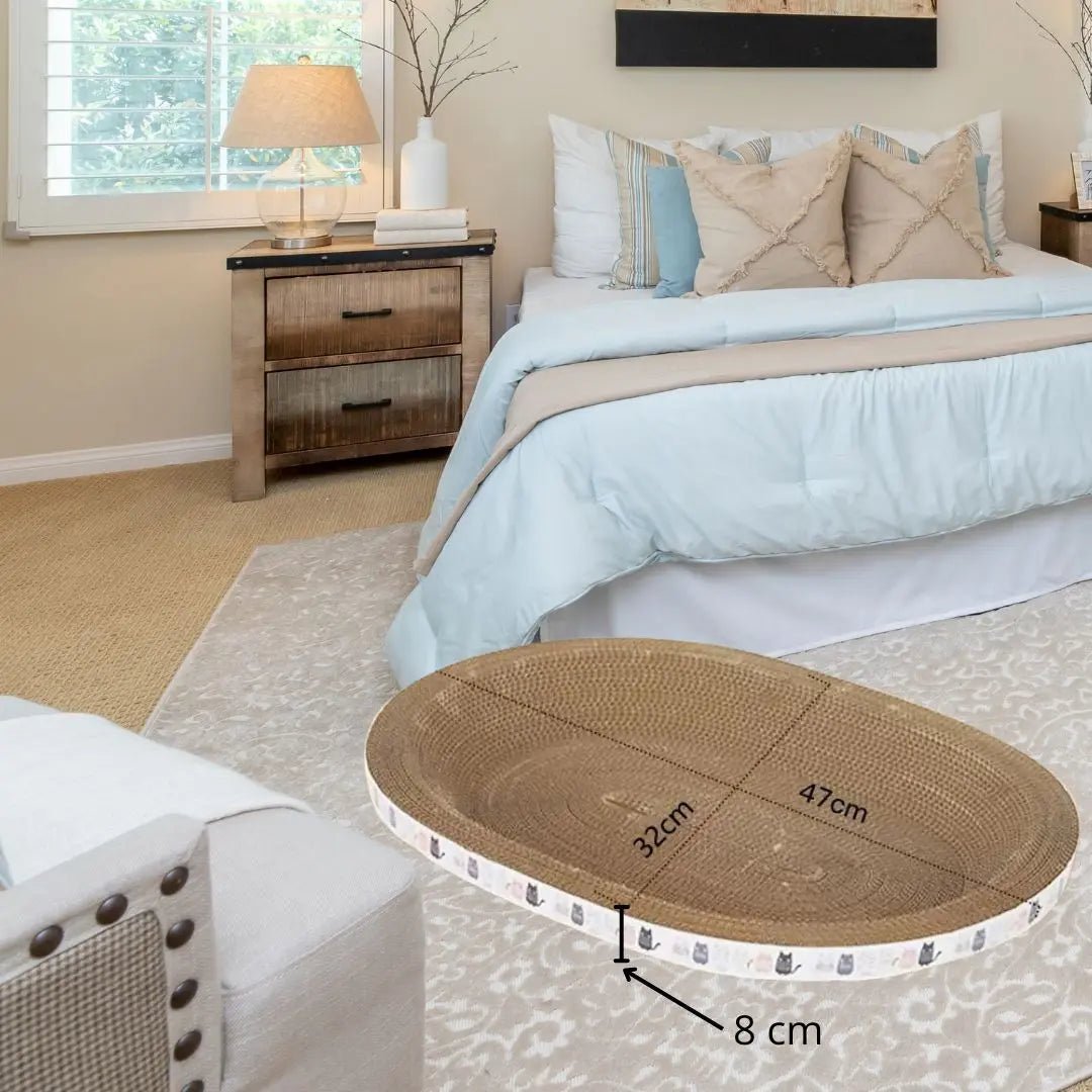 Griffoir en carton pour chat Panier'Griff™ - Chatelier Paris