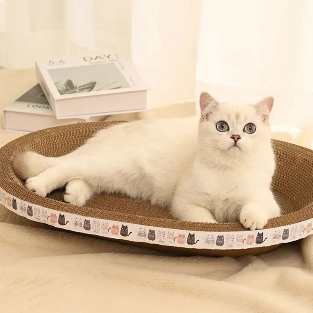 Griffoir en carton pour chat Panier'Griff™ - Chatelier Paris