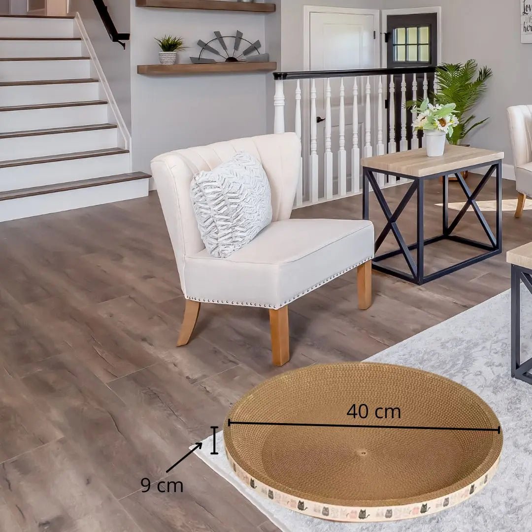 Griffoir en carton pour chat Panier'Griff™ - Chatelier Paris