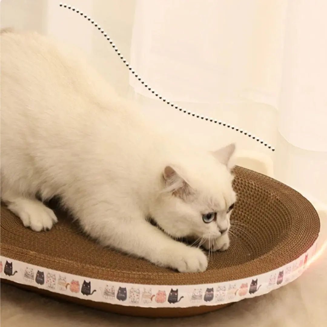 Griffoir en carton pour chat Panier'Griff™ - Chatelier Paris