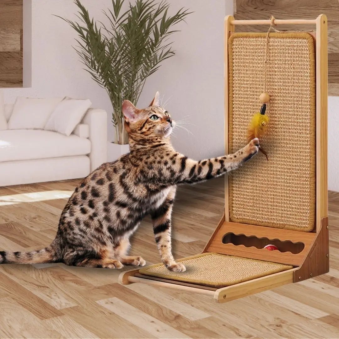 Griffoir pour chat | En forme de L | Griff'Alpha™ - Chatelier Paris