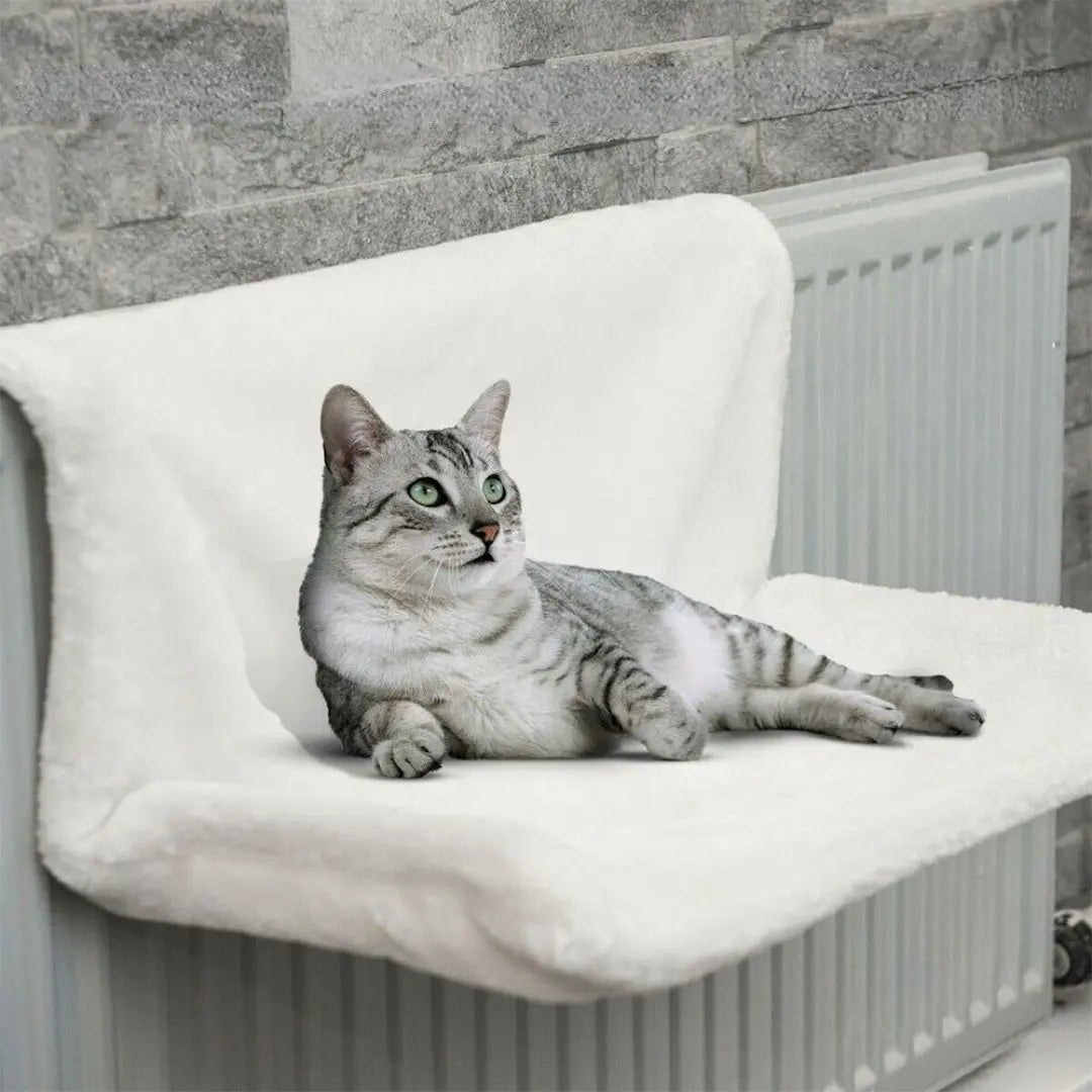 Hamac pour chat radiateur Chaud'Cocoon™ - Chatelier Paris