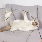 Plume jouet avec tige et ventouse Happy - Cat™ - Chatelier Paris